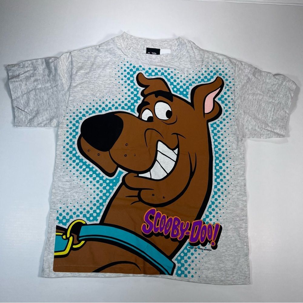 Scooby Doo Hanna Barbera‎ Men’s LARGE  T-Shirt 1997 Giant Tag All Over Print